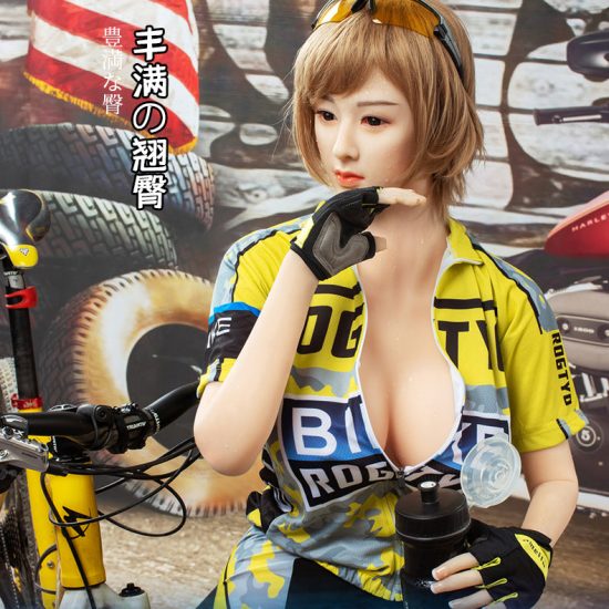 單車正妹 矽膠娃娃 實體 娃娃 仿真蠟像工藝