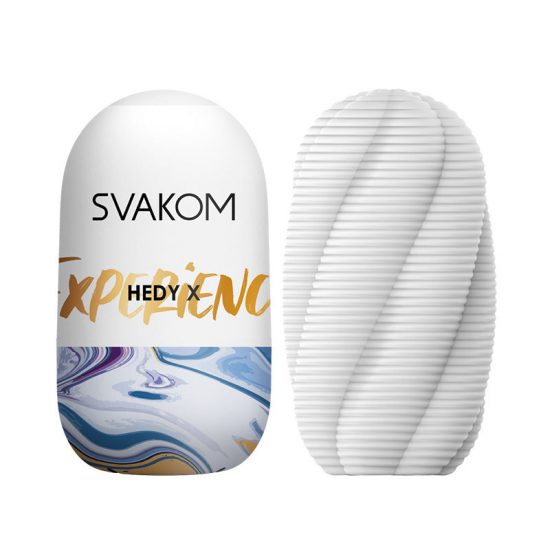 SVAKOM司沃康赫蒂雙面自慰蛋 6種紋路 内含潤滑 男士情趣迷你便携飛機杯 擼管神器