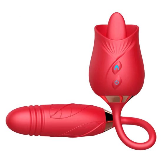 滿庭花三代抽插舌舔自慰神器 居家旅行必備男女情趣用品 花的造型 開的鮮艷 讓人欲罷不能